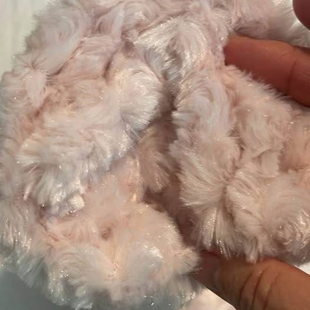 Morn Swirl Faux Fur Fabric Lot – 0.75 & 0.833 Yards – Joann – NEW in Packaging - Picture 4 of 4